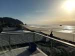 Sunset from the upper deck at Whaletopia